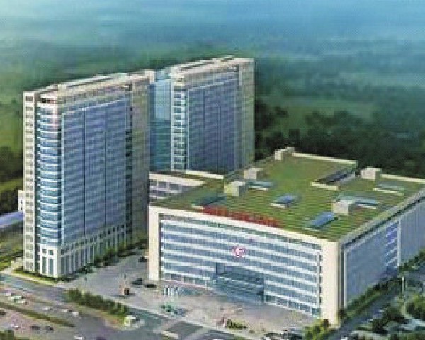 信阳中心医院羊山分院幕墙工程